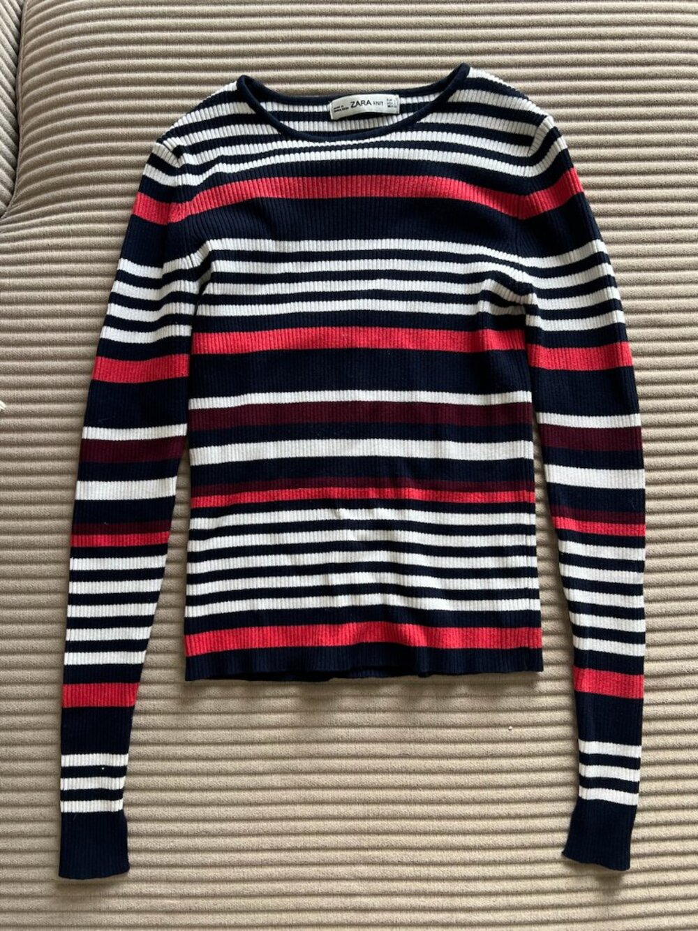 Zara Knit Striped Sweater – Size S